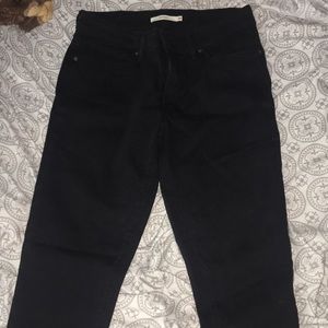 Black Levi Skinny Jeans